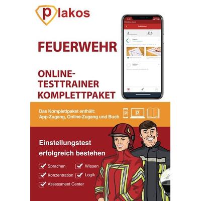 Feuerwehr Einstellungstest Komplettpaket, Set von Waldemar Erdmann, Plakos GmbH, 978-3-948144-60-9