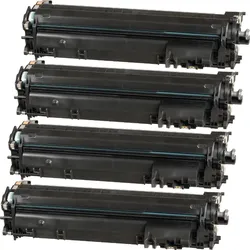 4 Kompatible Toner ersetzt Canon 719 Multipack schwarz