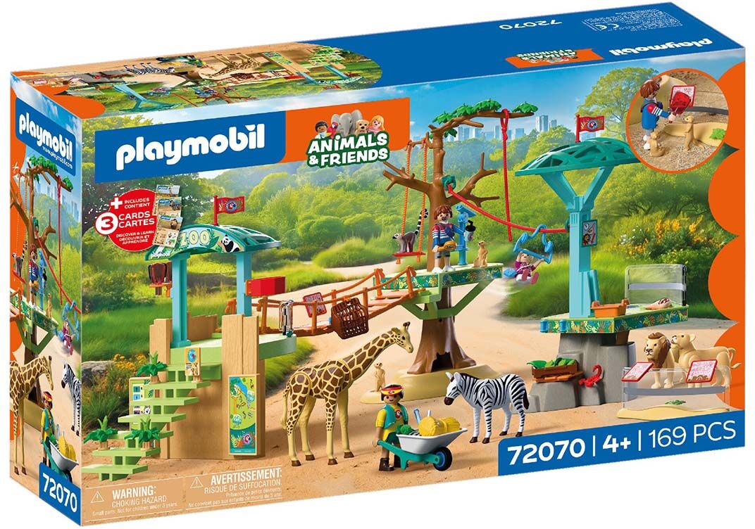 Playmobil Zoo: Parque de aventuras Animal &amp; Friends .