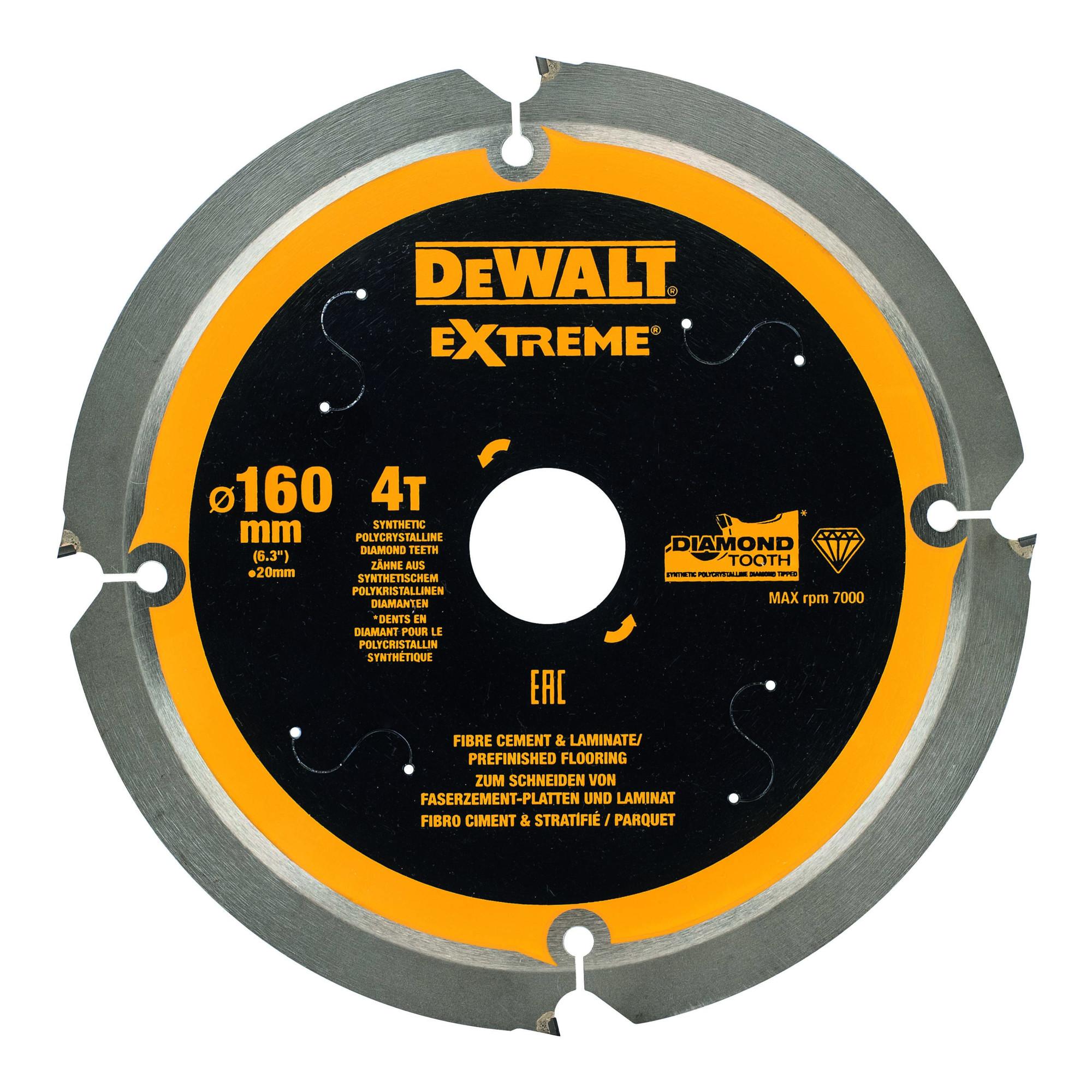 DEWALT Kreissägeblatt PCD 160/20 mm 4Z DT1470-QZ)