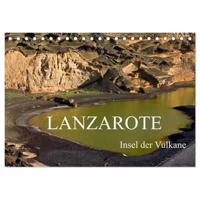 Lanzarote - Insel der Vulkane (Tischkalender 2027 DIN A5 quer), CALVENDO Monatskalender