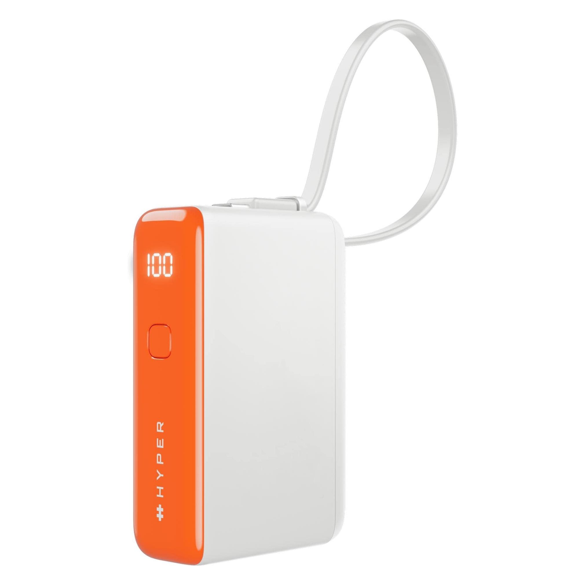 Targus Hyper HyperJuice Flex 10K 30W Power Bank - Orange (10000 mAh, 30 W, 37 Wh) (HJ5401OGGL)