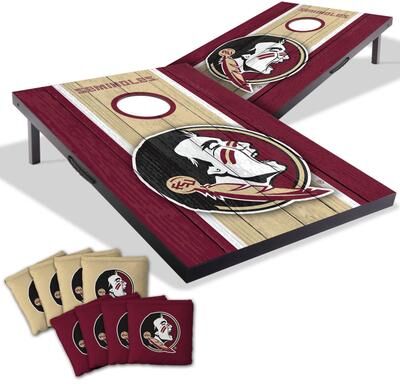 Skip's Garage Florida State Seminoles NCAA Compact 2x3 Tailgate Cornhole Board Set