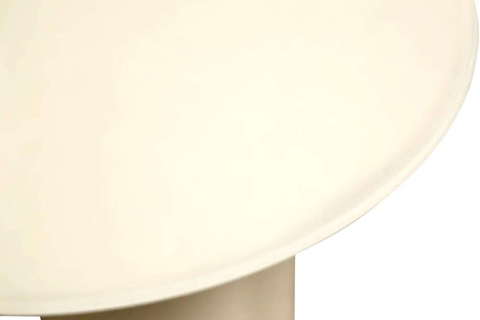Höffner Beistelltisch  Badra ¦ beige ¦ Maße (cm): H: 50,4  Ø: 60