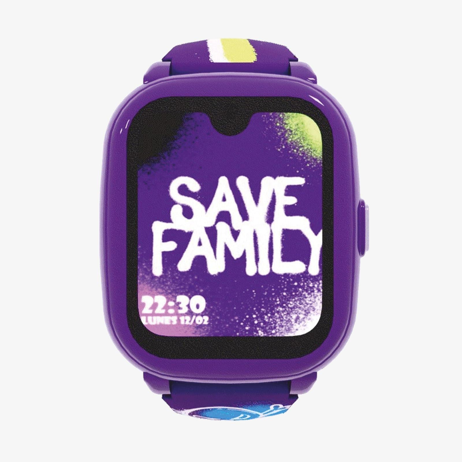 SaveFamily Iconic Plus 2 kinderhorloge met GPS en oproefunctie