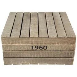 Natura Punto, Aufbewahrungsbox, Holzkiste (1x, 40 x 30 x 22 cm)