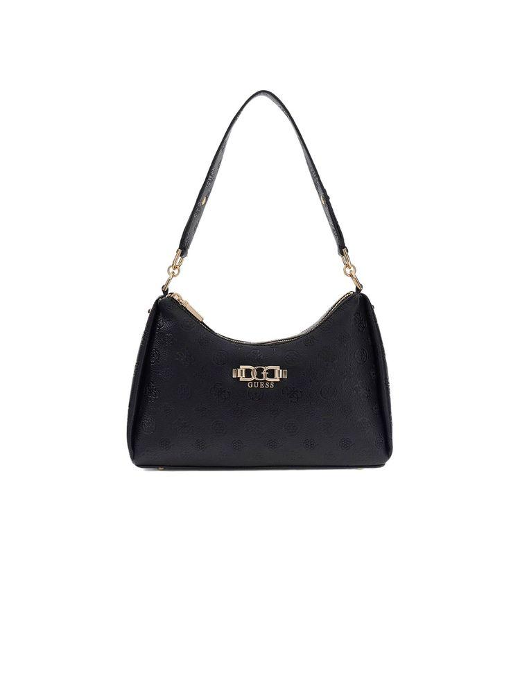 Guess Schultertasche Schwarzes Logo