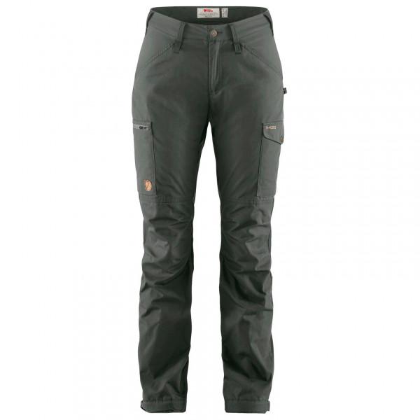 Fjällräven - Women's Kaipak Trousers Curved - Trekkinghose Gr 46 - Fixed Length grau
