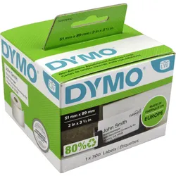 Dymo Labelwriter nichtklebende Karten S0929100 weiß, 51 x 89mm, 300 St.