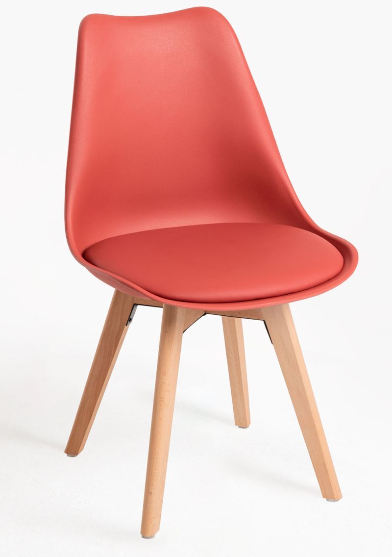 RegalosMiguel Pack 6 Sillas Synk Basic - Rojo Vino