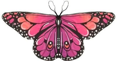 Uplift Essentials Butterfly Wings Cape High Intensity Pixie Cloak Visual Performance Interaction Hub red