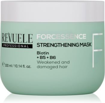 Revuele Professional Forcessence Strengthening máscara fortificante para cabelo danificado e quebradiço 300 ml. Professional Forcessence Strengthening