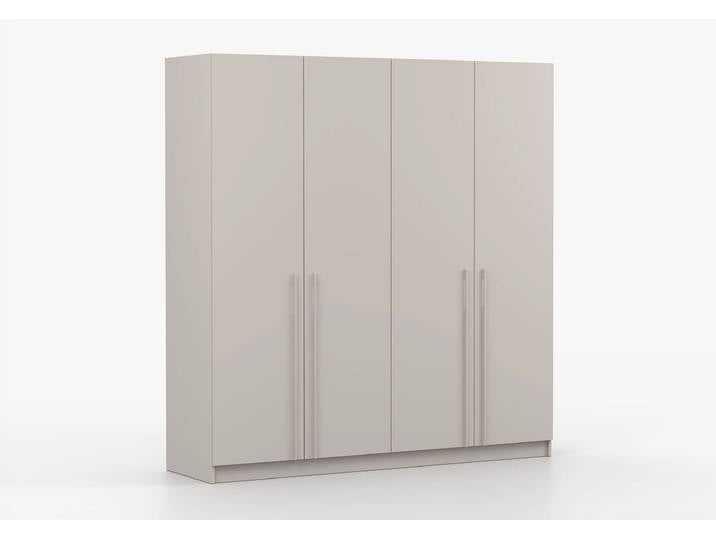 Drehtürenschrank ROSA II 4D 200 cm Kaschmir Kaschmir Kaschmir