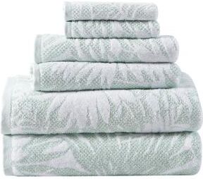 Tommy Bahama Lago Palm Green Cotton Terry Towel Set