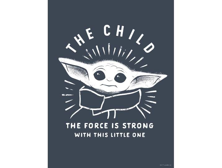 Bild KOMAR Mandalorian The Child Iconic , bunt (farbe bild(er): bunt), B:30cm H:40cm, Holz, Papier, Bilder, Bild, Wandbild zur Dekoration im Kinderzimmer - ohne Rahmen