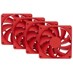HYTE Lüfter FA12 4er Pack 120mm wild cherry rot