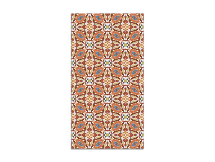 Tapis vinyle tuile kaléidoscope oriental original 120x170cm