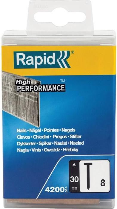 Rapid Niet No. 8 - Rapid - 30mm - Grijs - voor houtbewerking