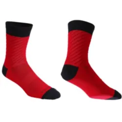 BBB, Herren, Sportsocken, ThermoFeet-Socken Schwarz/Rot (39 - 43), Rot, Schwarz
