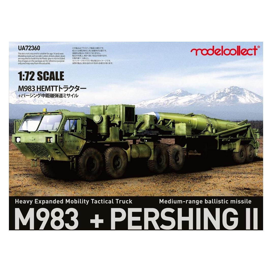 Modelcollect USA M983 Hemtt Tractor With Pershing II Missile Erector Launcher new Ver. (UA72360)