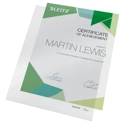 Leitz Super Premium Klarsichthülle DIN A4 Transparent PVC (Polyvinylchlorid) 150 Mikron 100 Stück
