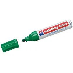 Edding, Marker, 550 Permanent Marker, Rundspitze, versch. Farben (10x)