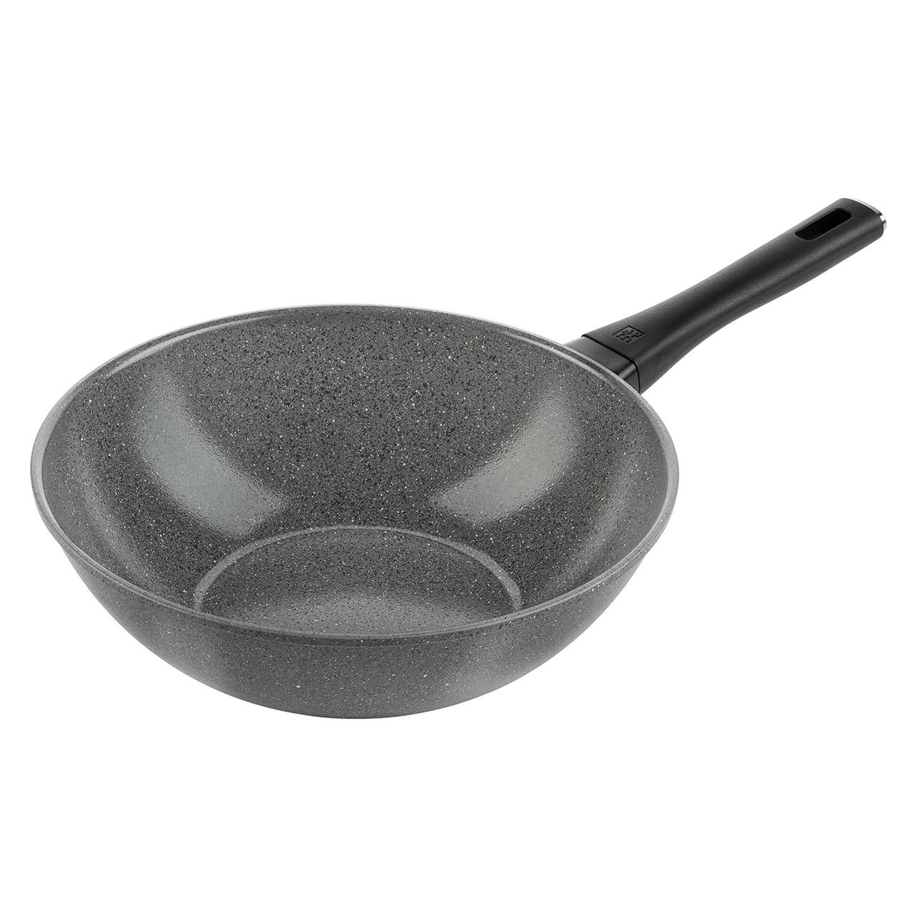 Zwilling - Terreno Plus Ceramic Wok - Gray - 28 cm (Aluminium, 28 x 12.60 cm) (1030655)