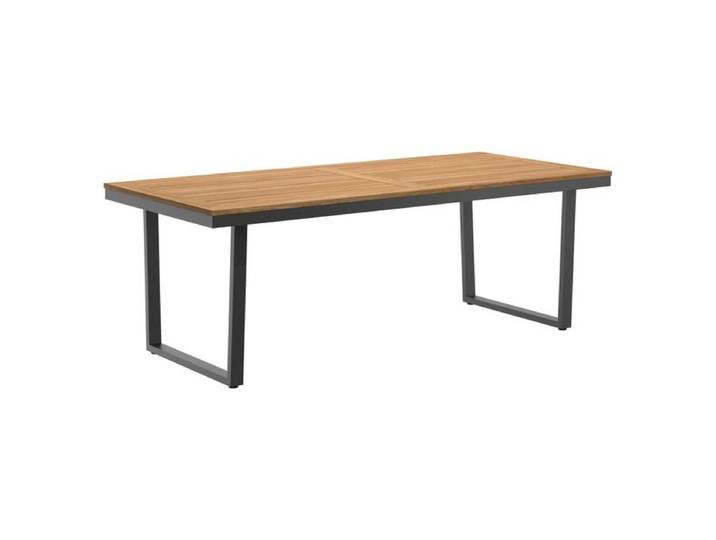 OUTLIV. Gartentisch 220x100cm Edelstahl/Teak