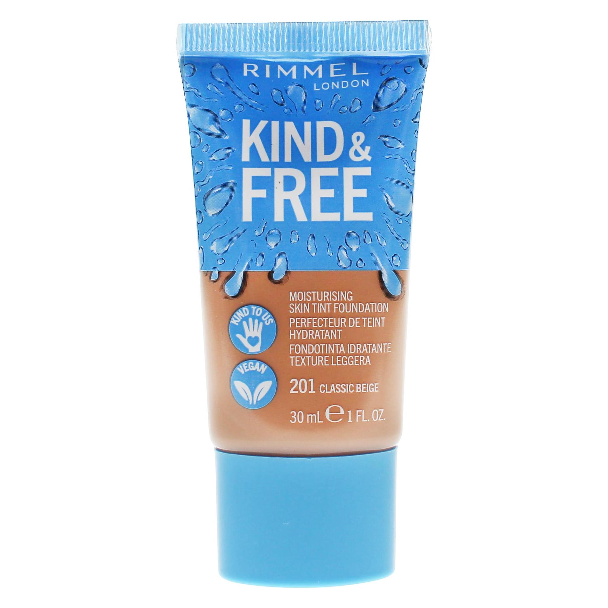 Rimmel London Kind & Free Moisturising Skin Tint Foundation (201 Classic Beige, 210, Golden Beige) (99350122338)