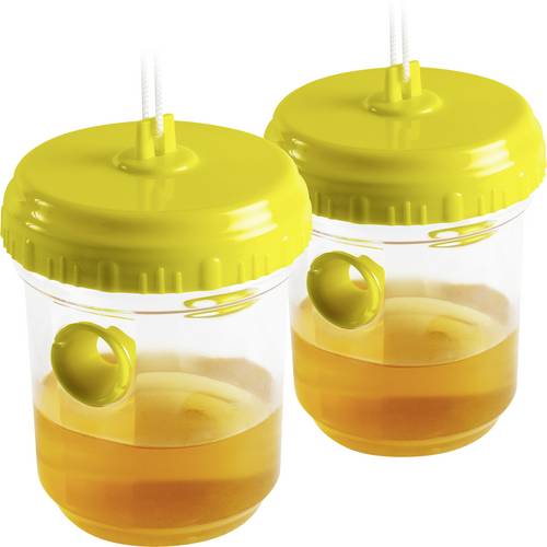 Gardigo 66645INT Wespenfalle Lockstoff (Ø x H) 9.5cm x 12.7cm Transparent, Gelb 2St.