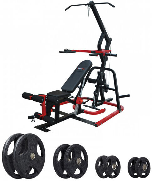 BodyMax CF500 Elite Leverage Gym With Bench and Preacher Attachment CF500 +...