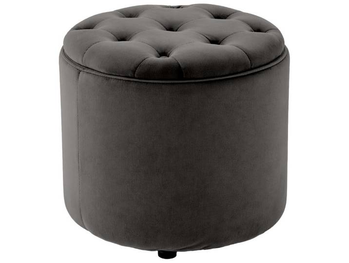 furnicato Sitzhocker Pantin 44x44x42 cm grau (1 St)