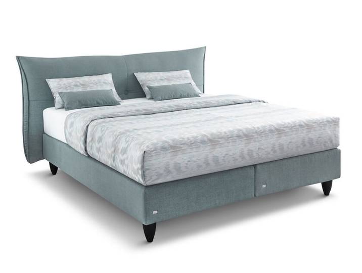 Boxspringbett SENTA 180 x 200 cm blau