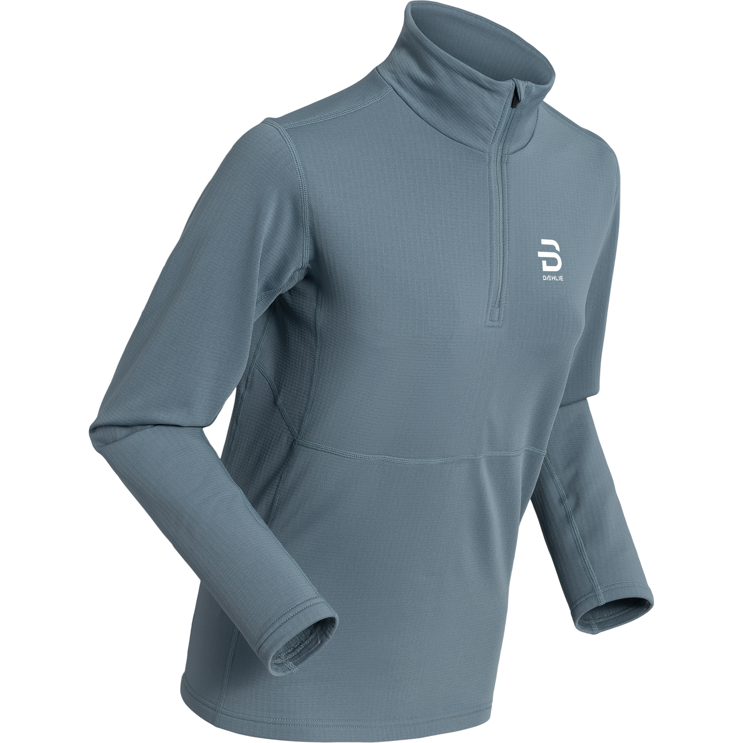 Daehlie Pace Half Zip Damen Longsleeves blau Größe S Langlauf Klassik | Langlauf Skating Schnell trocknend