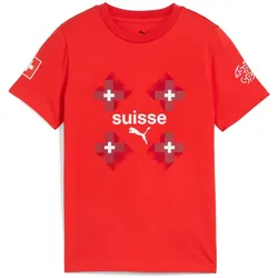 PUMA SFV Schweiz FtblCulture T-Shirt Jungen 01 - PUMA red/PUMA white 140