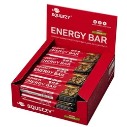 SQUEEZY Energieriegel Energy Bar Apfel 50g | 12 Riegel Box