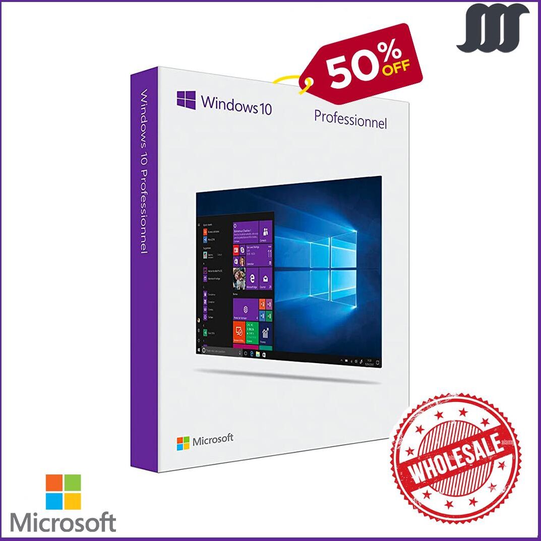 Microsoft Windows 10 Professional - Product Key Wholesale (-50%) - 5