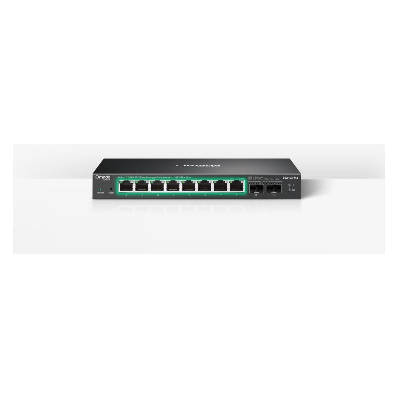TP-Link 8-Port 2.5G LAN Switch mit 2x10GE SFP+ und Omada Cloud-Management (425411)