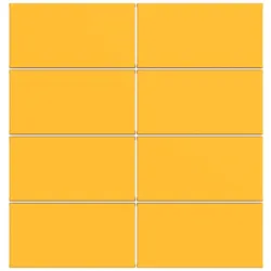 Hager WAK7018C16 Abdeckung für Tastsensor KNX Secure, 8fach, A.x/C.x, saffron, matt