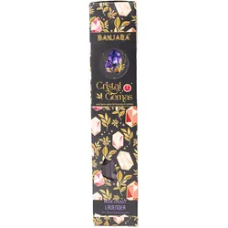 Banjara Cristal Gemas incense Sticks - Amethyst Lavender