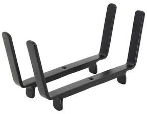 Achla Designs Flower Box Brackets for 2x6 Rail, 5 Inch Tall, Black Powder Coat Finish