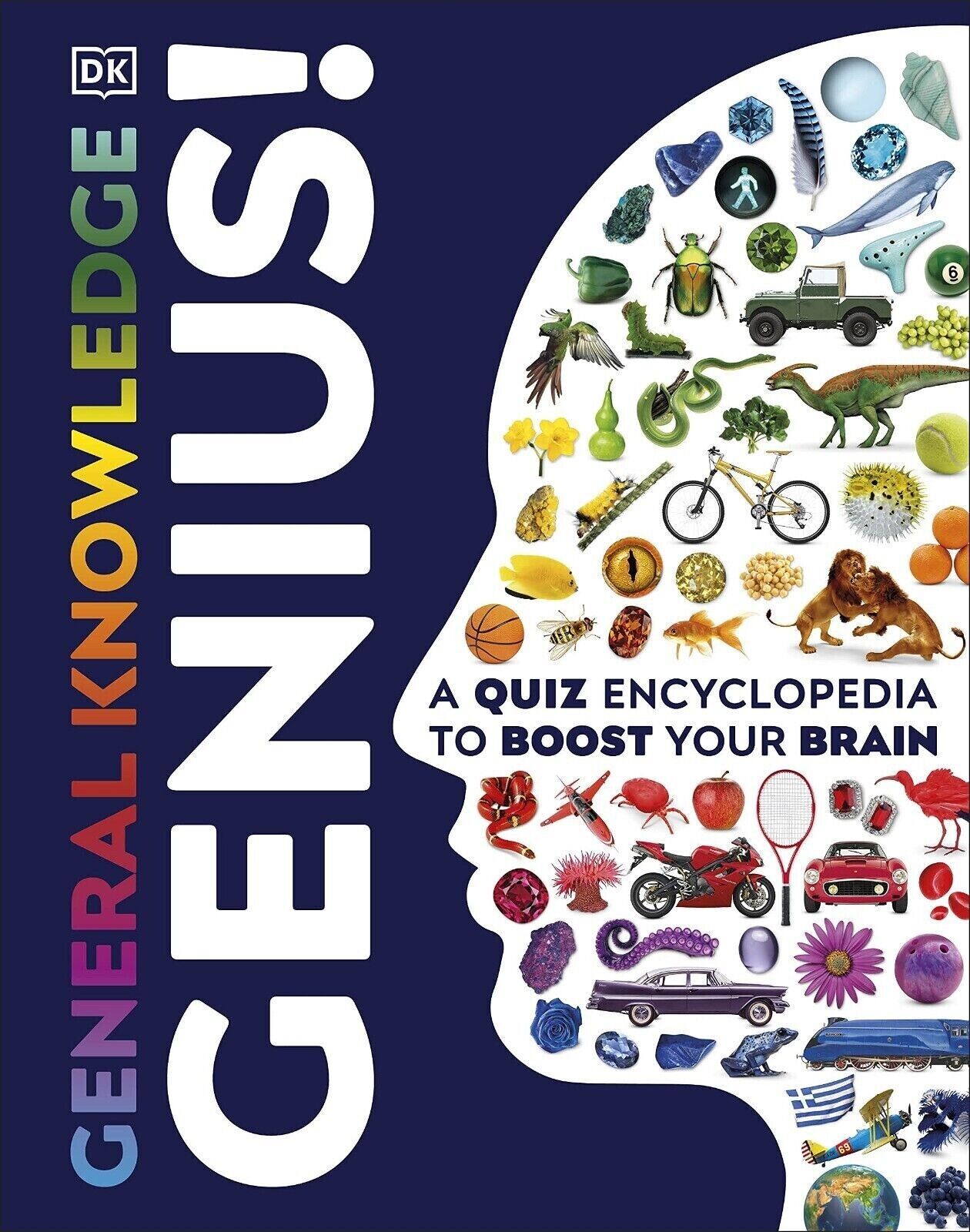 General Knowledge Genius by DK - Quiz Encyclopedia Paperback - Ages 7-11 - Test Your Brain with 60+ Topics