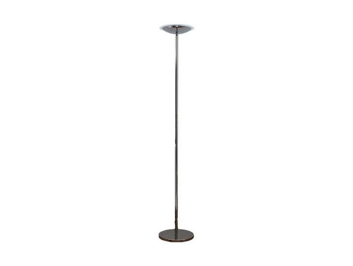 Lampadaire led en métal argent