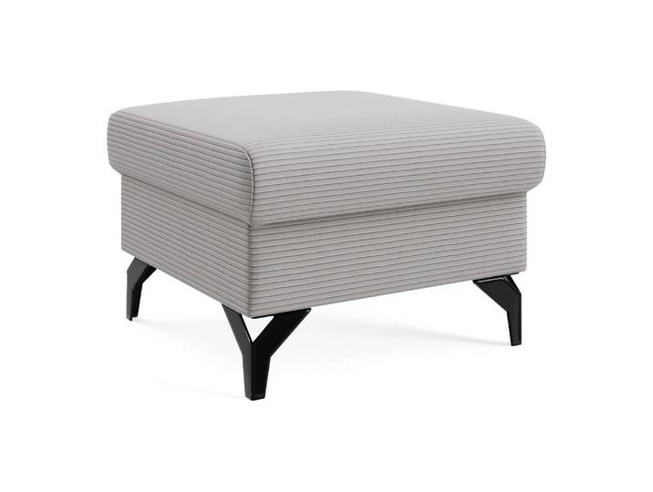 Hocker Classica-8011, Johann Jakob, cord grey, Textil