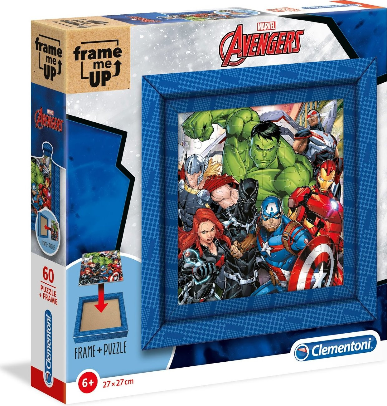 Clementoni Frame Me Up Marvel Avengers Puzzel - 60 stukjes