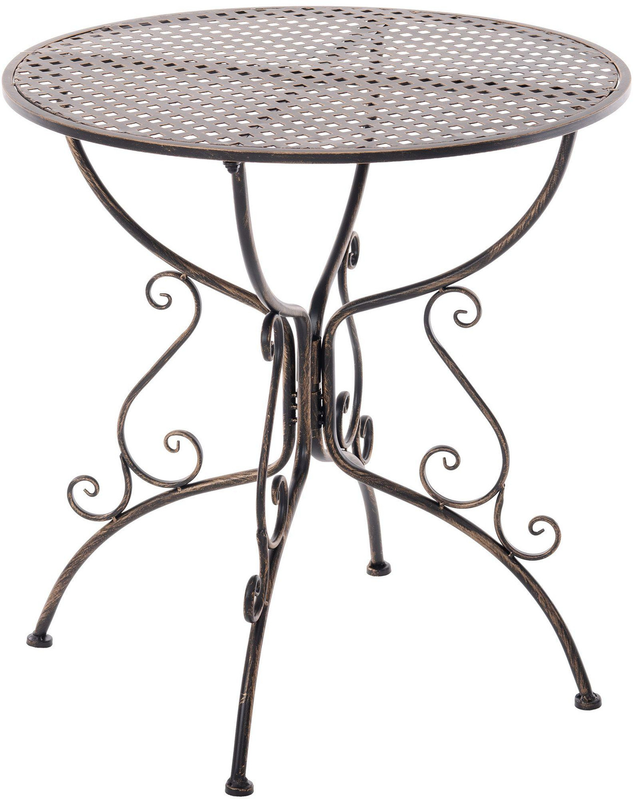 CLP Trading Metalen tafel GS13436802 - Bronskleurig