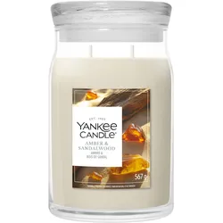 Amber & Sandalwood Signature Large Jar 567g 2-Docht