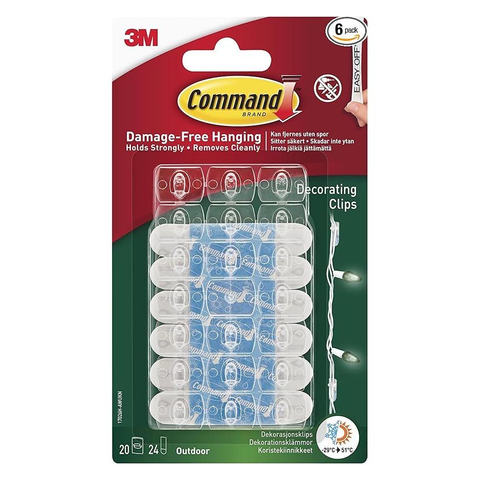 3M Command udendørs clips til dekoration 17026H-AWUKNO (1 Stk.) (7100119115)