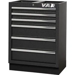 VAR Schrank 6 Laden full black