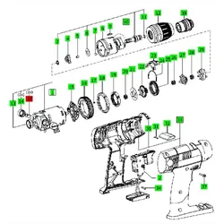 Festool Kohle (Paar) für TDK 12 / TDK 15,6